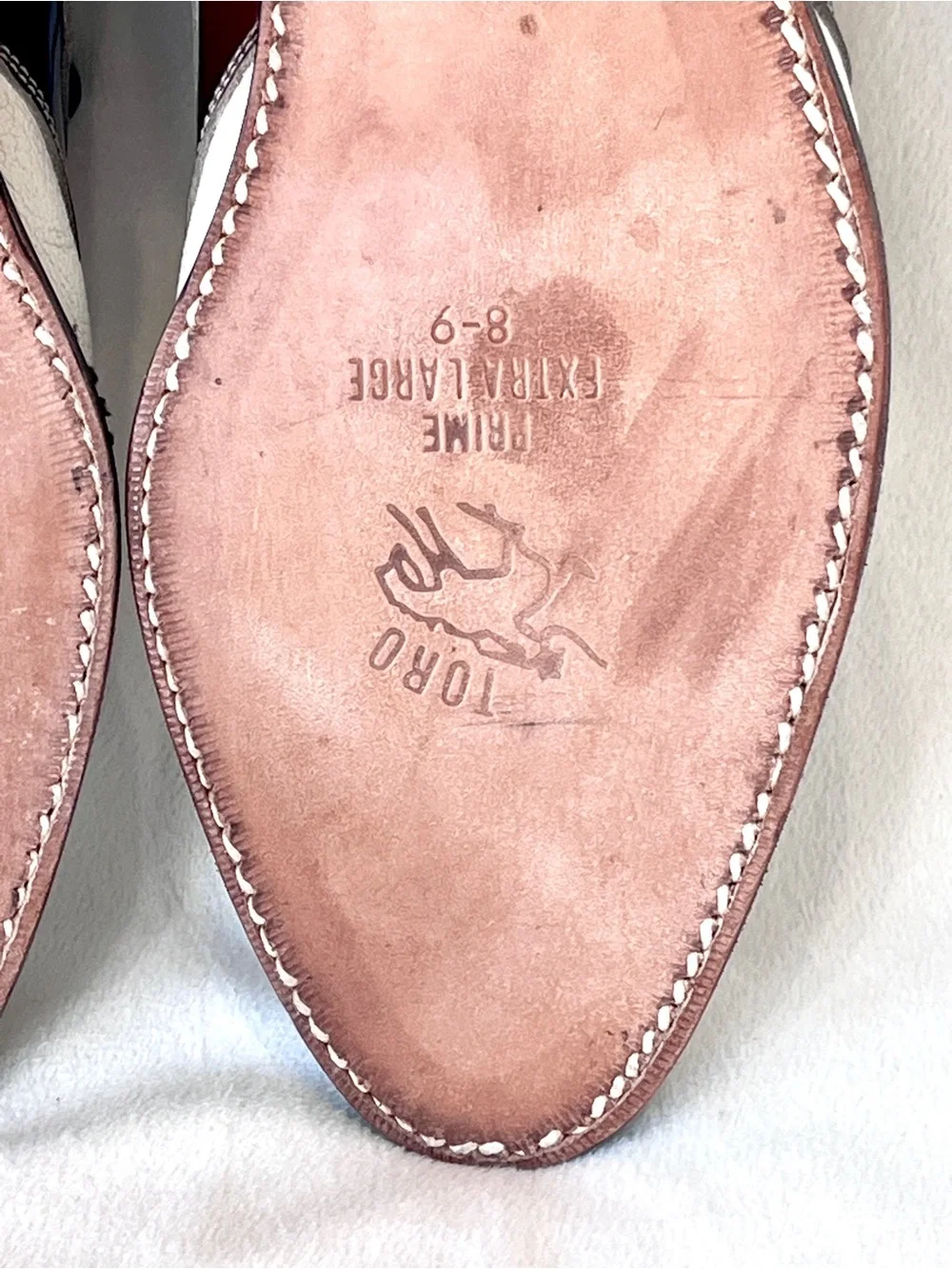 Vintage El Toro / Footjoy Handmade Leather Saddle Charro Dress Shoes Men's 9.5M